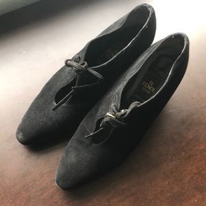 Fendi vintage inspired ankle boots in suede